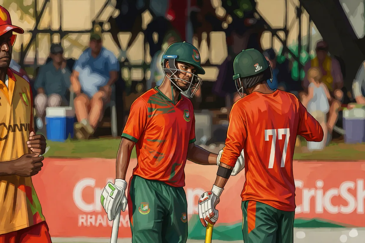 Bangladesh win dramatic finale to clinch T20I series against Zimbabwe