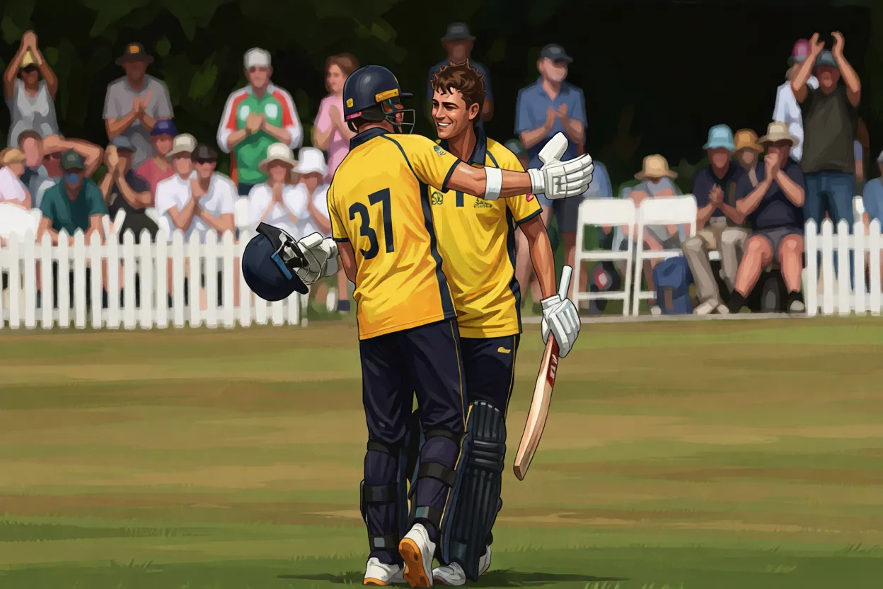 Glamorgan's Welsh youngsters hit statement tons to down Sussex