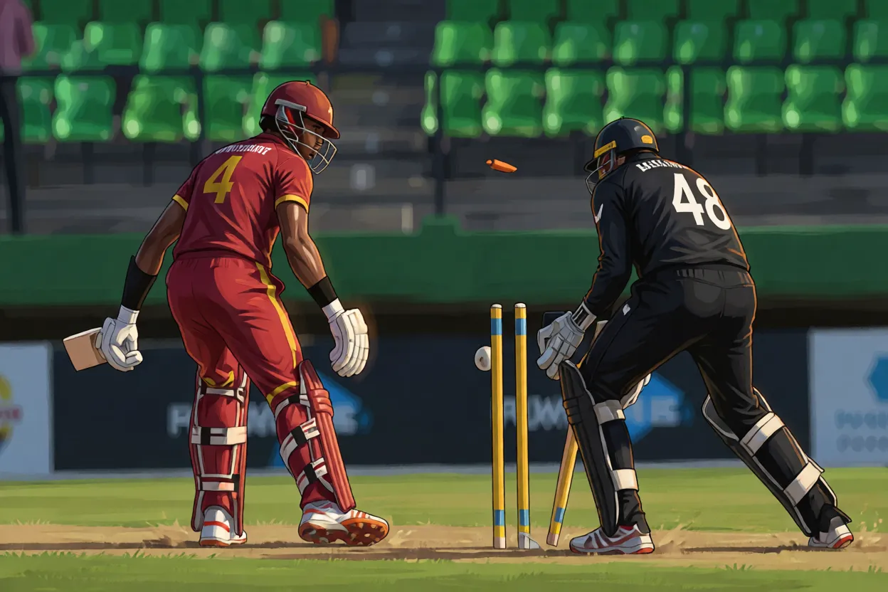 Lennox stars again as New Zealand take series lead after West Indies collapse