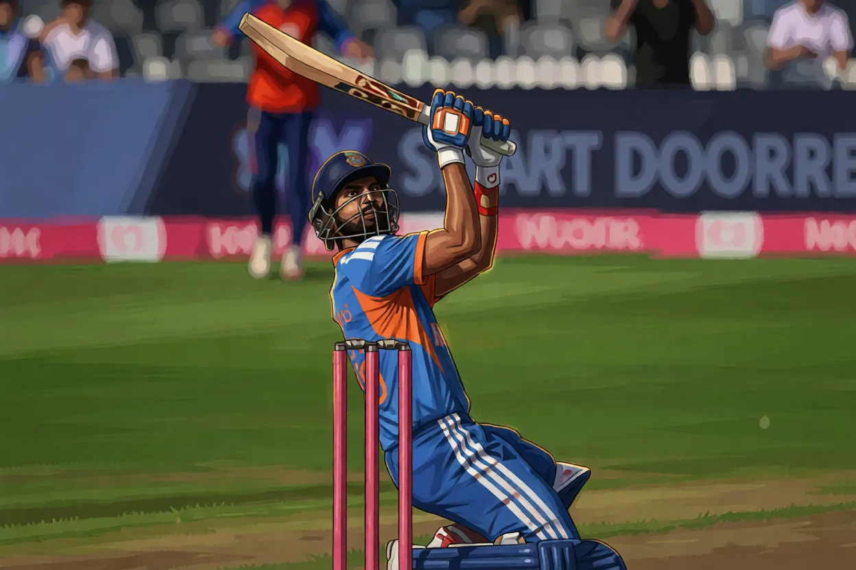 Start of fifth T20I delayed by 30 minutes with India stuck in traffic