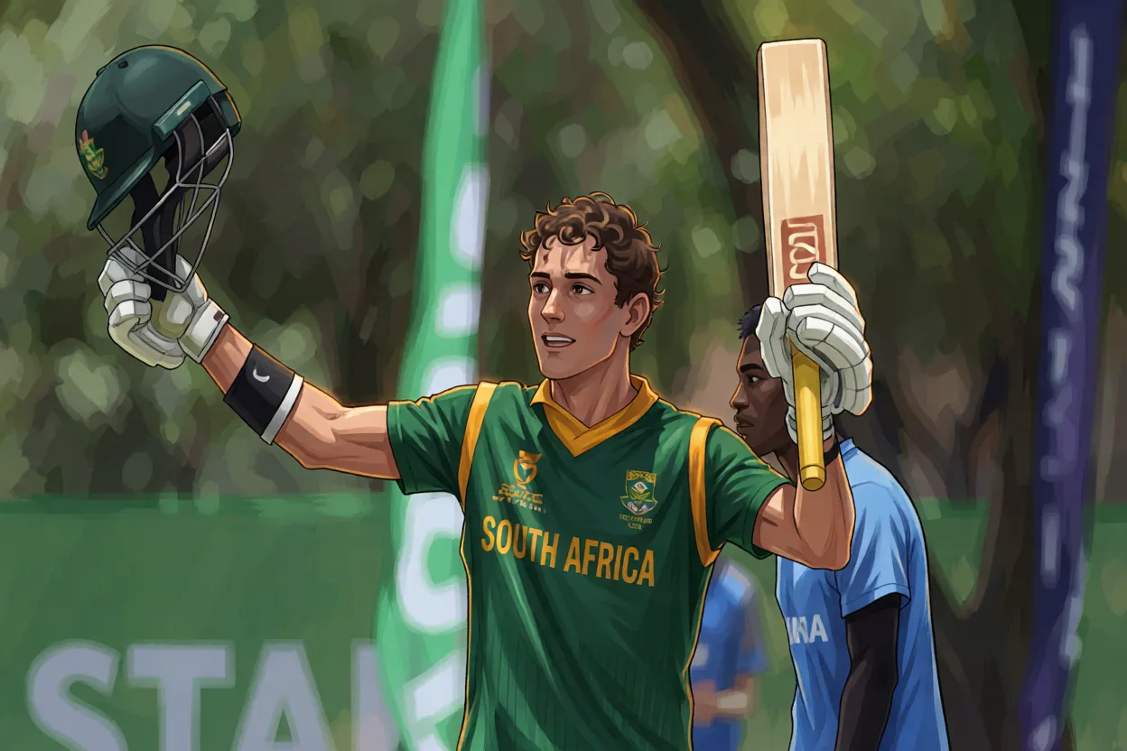 Van Biljon, Rowles keep South Africa U19s in driving seat