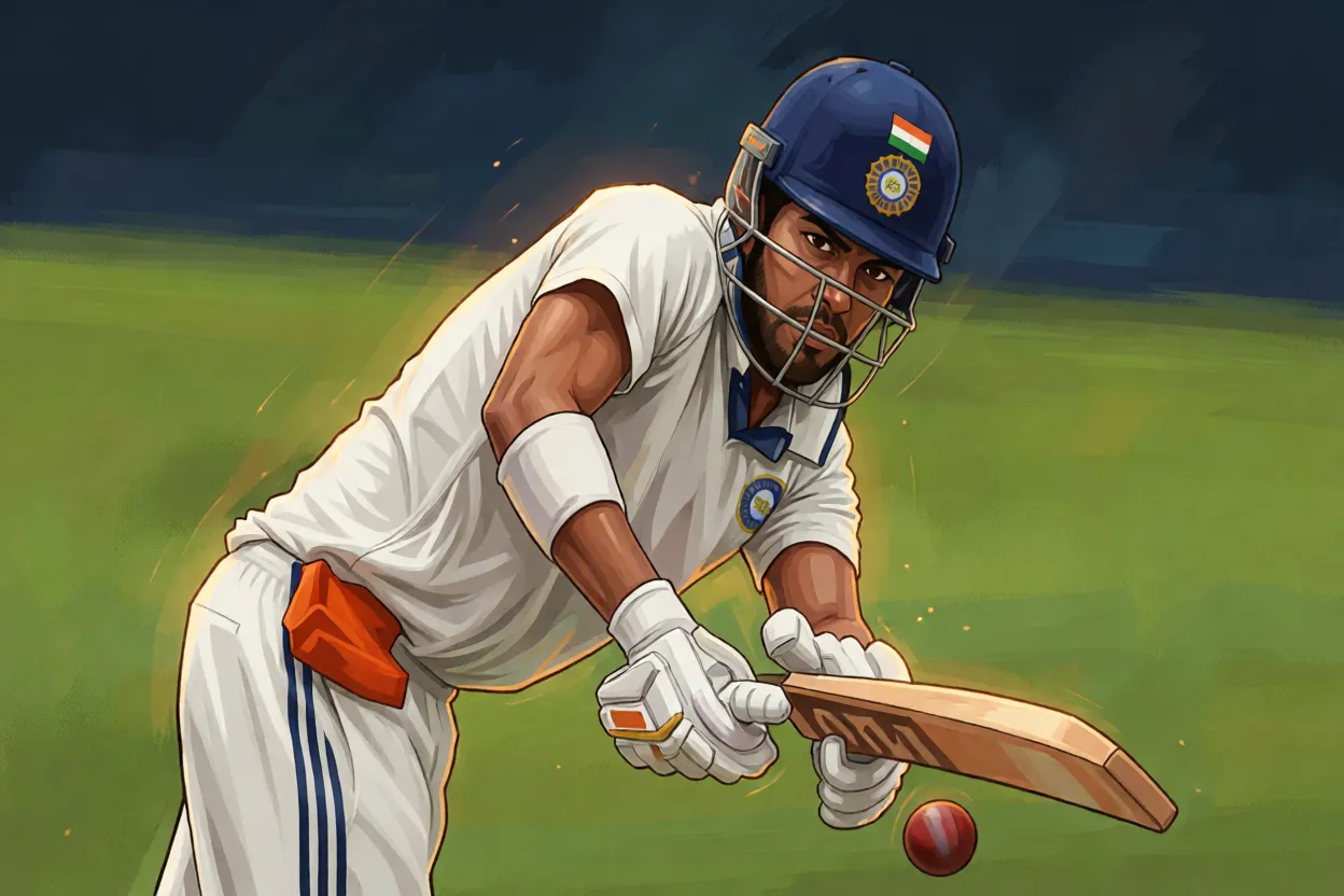 Ojha century, and Yashbardhan and Manal fifties rescue India Under